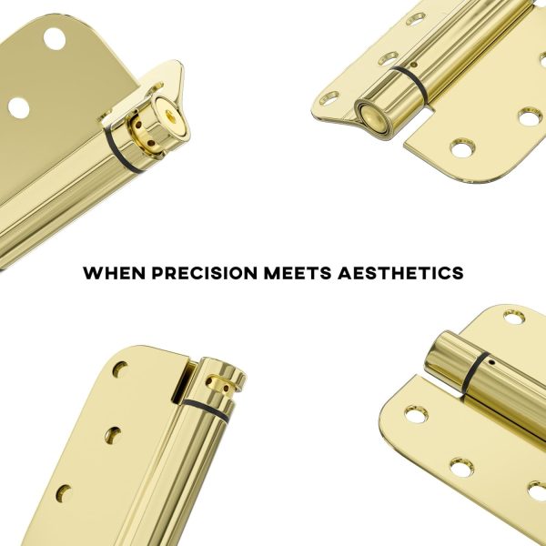 Goldenwarm Door Hinges Heavy Duty Self Closing Spring Hinges-4