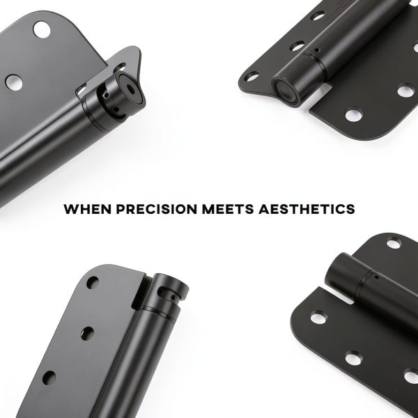 Goldenwarm Iron Door Hinges Heavy Duty Adjustable Spring-4