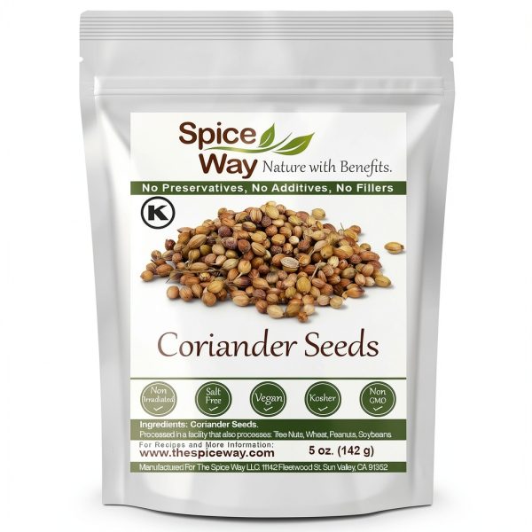 Coriander Seeds The Spice Way Premium Spice 5oz-0