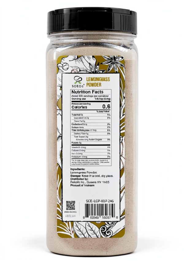 Lemongrass Powder Soeos Spice Non GMO 7oz-1