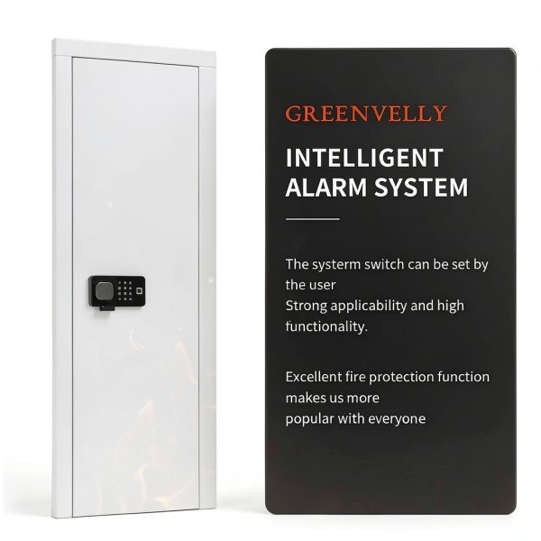 Wall Gun Safe Greenvelly Biometric 4‑Gun Black Medium-3