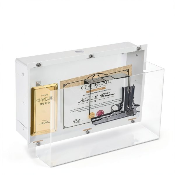​​Hidden Wall Safe​​,Seamlessly Embeds between Wall Columns,Built with Sturdy Metal, Combination Lock, and Disguising Photo Frame for Discreet, Reliable Security-4