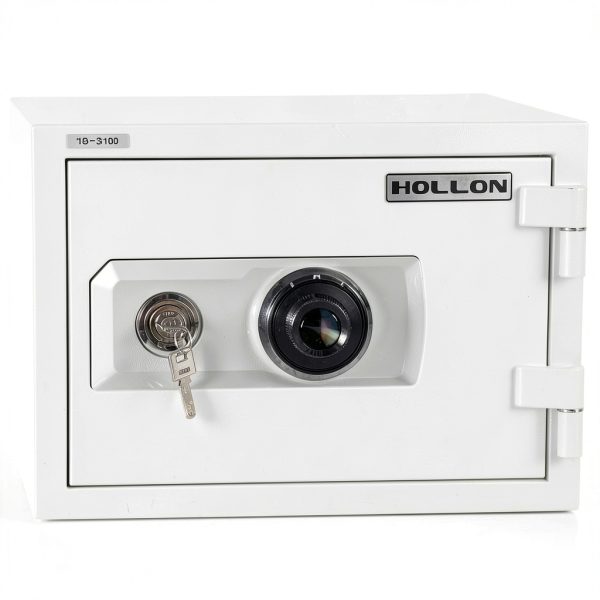 Fireproof Home Safe Hollon HS-310D 2‑Hour UL Rated Wall Safe Gray-0