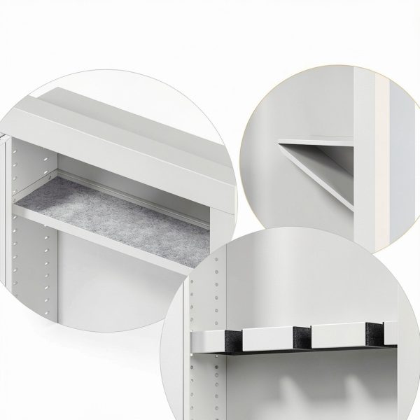Wall Gun Safe RHHVVR Hidden with Digital Keypad Adjustable Shelves-1