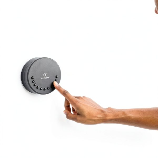 Iron Lock® Smart Wall Mount Key Lock Box with Bluetooth & Mechanical Keyless Entry, Large Capacity for Keys&Access Cards, Auto Lock, App Control, IP65 Waterproof, Secure Code, for Home Office&Airbnb-2