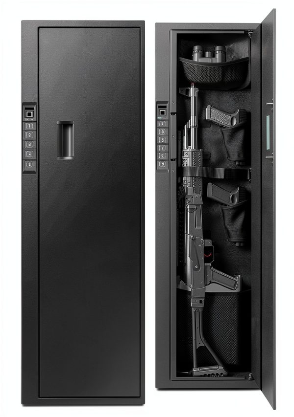 43.3" Tall Wall Safe Between Stud, In Wall Safe With Removable Shelf, Hidden Gun Safe, Security Home safe For Storage Firearms Money Medicine-0