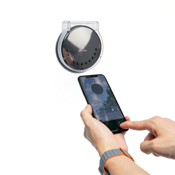 Iron Lock® Smart Wall Mount Key Lock Box with Bluetooth & Mechanical Keyless Entry, Large Capacity for Keys&Access Cards, Auto Lock, App Control, IP65 Waterproof, Secure Code, for Home Office&Airbnb-3