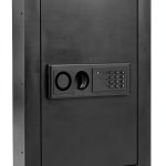 Wall Safe Goplus 22" Electronic Mount Safe with Digital Keypad Black-0