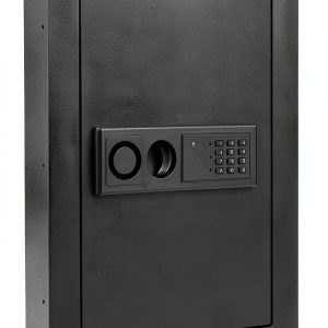 Wall Safe Goplus 22" Electronic Mount Safe with Digital Keypad Black-0
