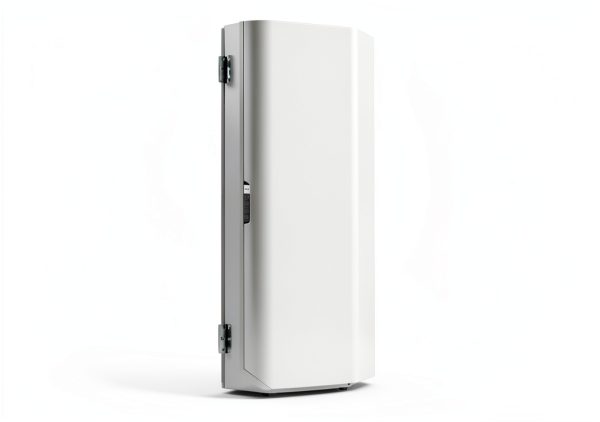 SnapSafe In Wall Tall Safe Light Grey with Keypad Entry Model 75414-3