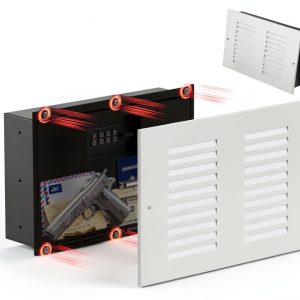 Hidden Wall Safe Mboko Magnetic Concealment White Vent Cover-0